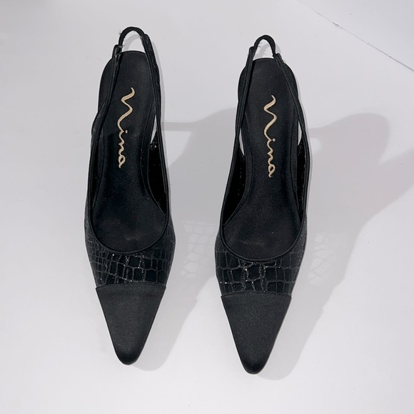 Nina Shoes - Nina Black 8.5 Woman’s Kitten Heels